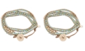 lonna & lilly Glass Bead Wrap-Style Bracelet